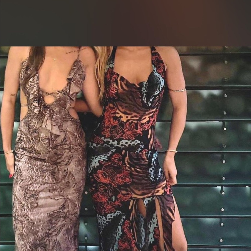 Indah Brown and Black Maxi Dresses